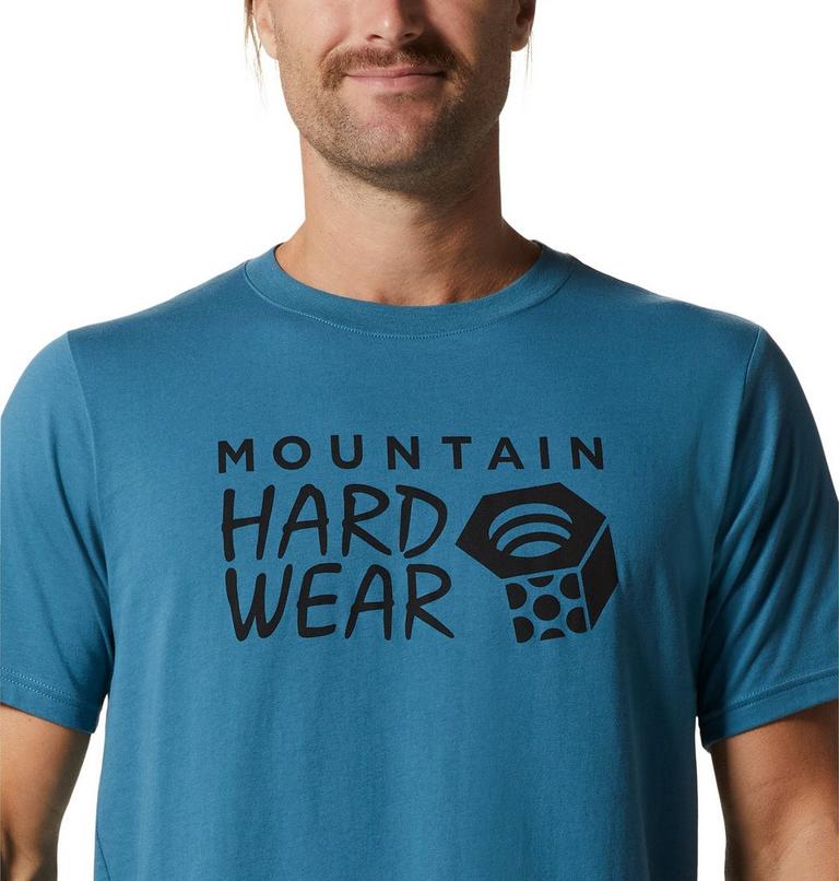Men's MHW Logo Short Sleeve, Color: Caspian, image 4