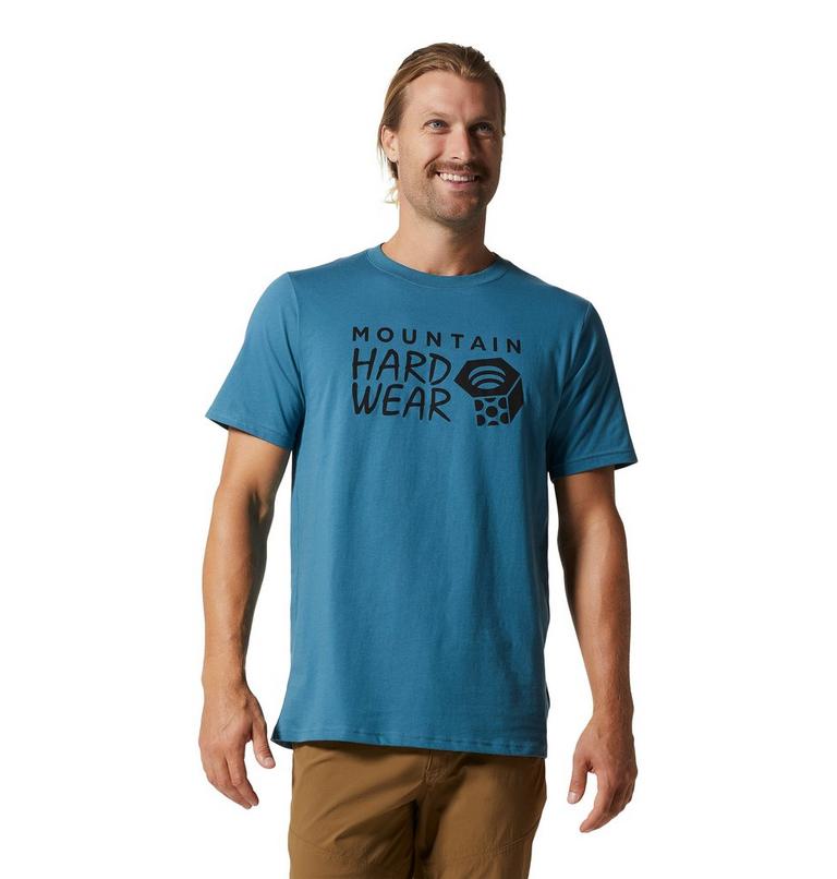 Men's MHW Logo Short Sleeve, Color: Caspian, image 1
