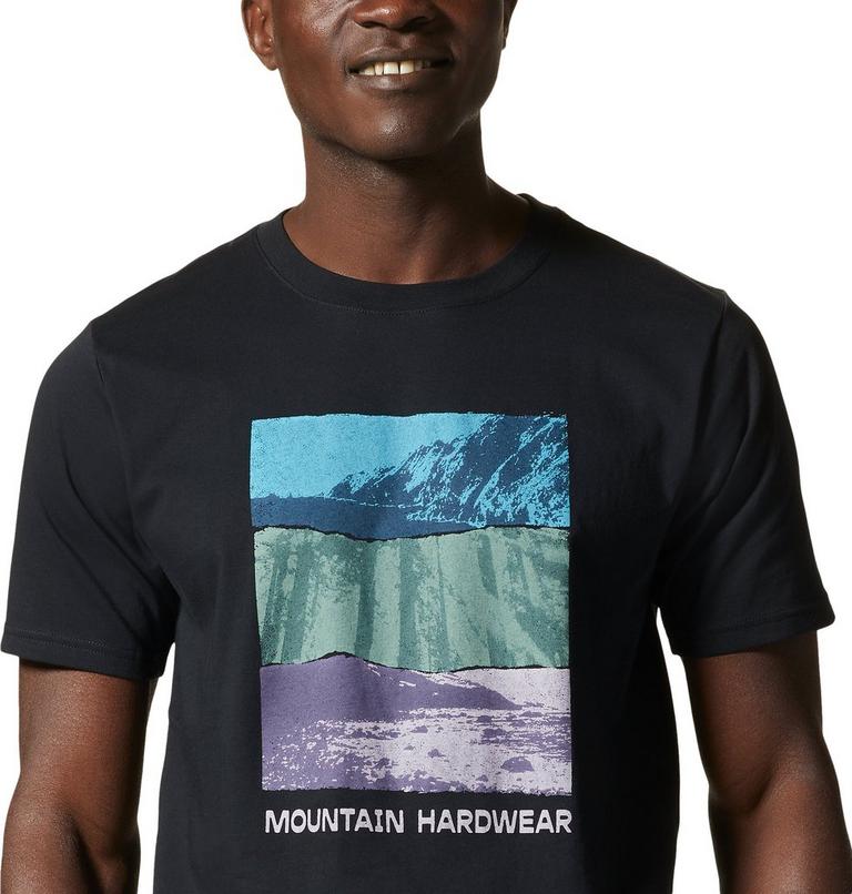 MHW Topography Short Sleeve Homme, Color: Black, image 4