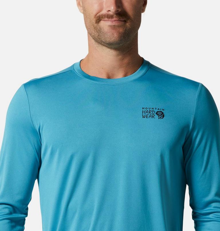 Men's Wicked Tech Long Sleeve, Color: Teton Blue, image 4