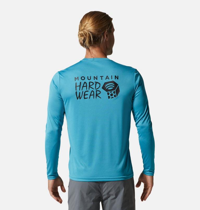 Men's Wicked Tech Long Sleeve, Color: Teton Blue, image 2
