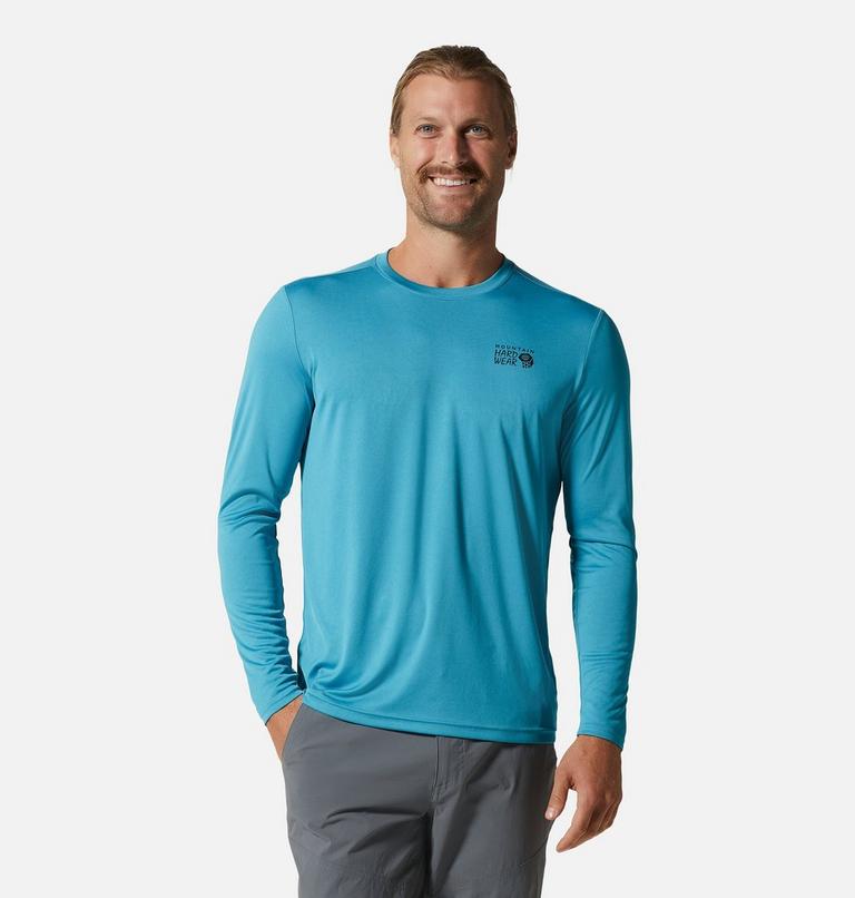 Men's Wicked Tech Long Sleeve, Color: Teton Blue, image 1
