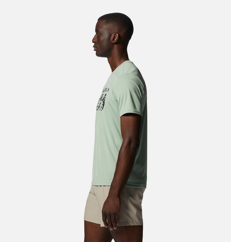 Men's Wicked Tech Short Sleeve, Color: White Fern, image 3