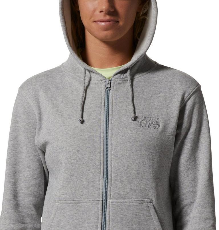 Chandail à fermeture éclair MHW Logo Femme, Color: Hardwear Grey Heather, image 4