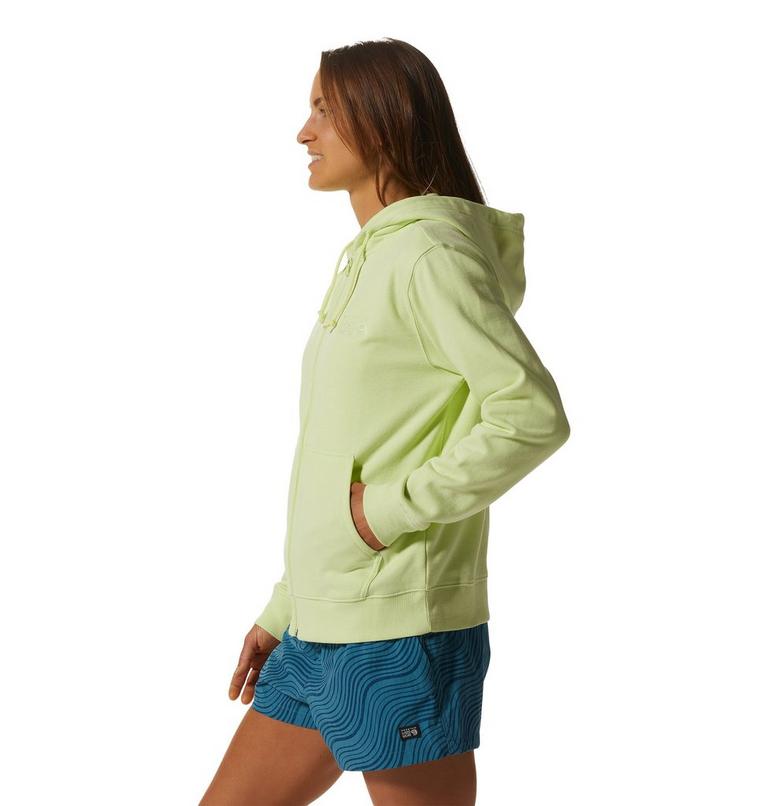 Women's MHW Logo Full Zip, Color: Electrolyte, image 3
