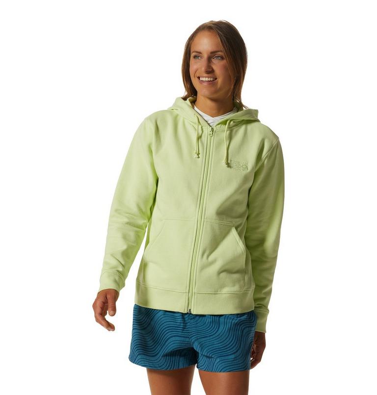Women's MHW Logo Full Zip, Color: Electrolyte, image 1