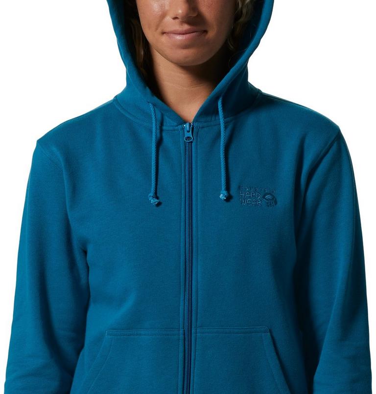 Women's MHW Logo Full Zip, Color: Vinson Blue, image 4