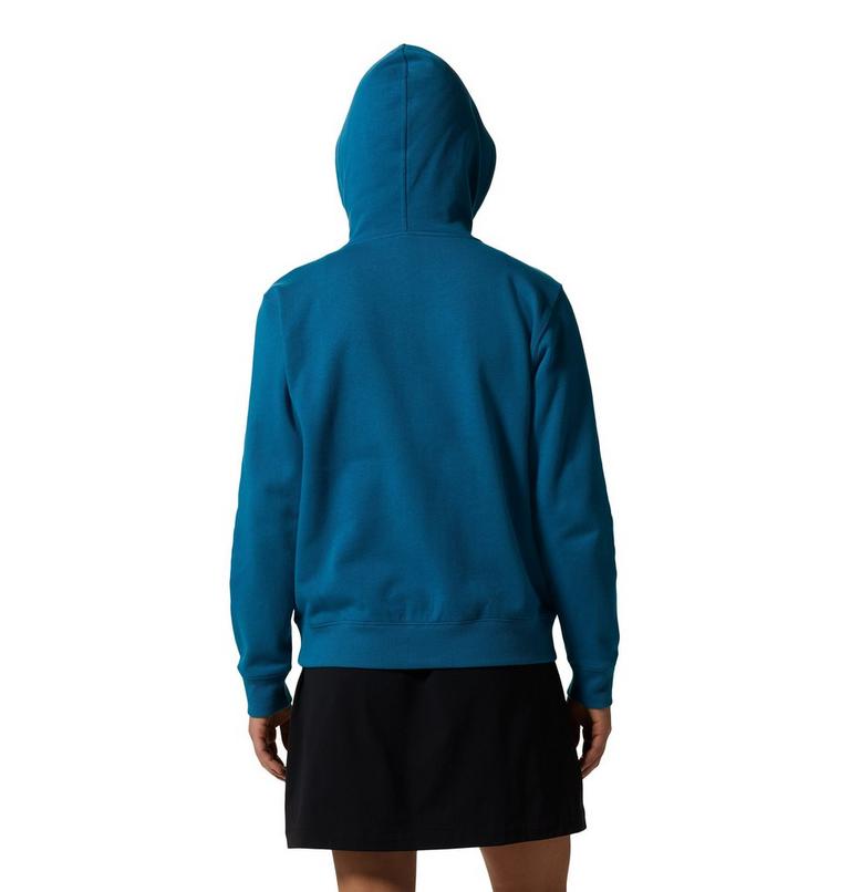Women's MHW Logo Full Zip, Color: Vinson Blue, image 2
