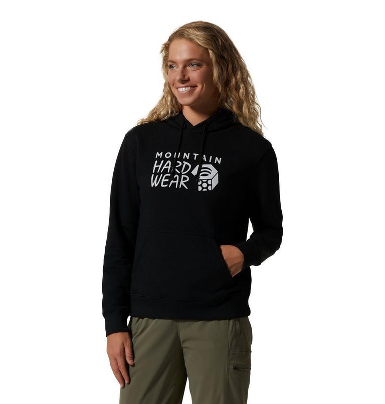 Women's MHW Logo Pullover, Color: Black, image 1