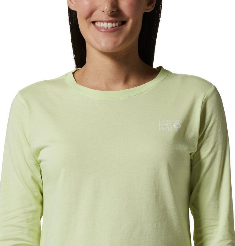 Women's MHW Back Logo Long Sleeve, Color: Electrolyte, image 4