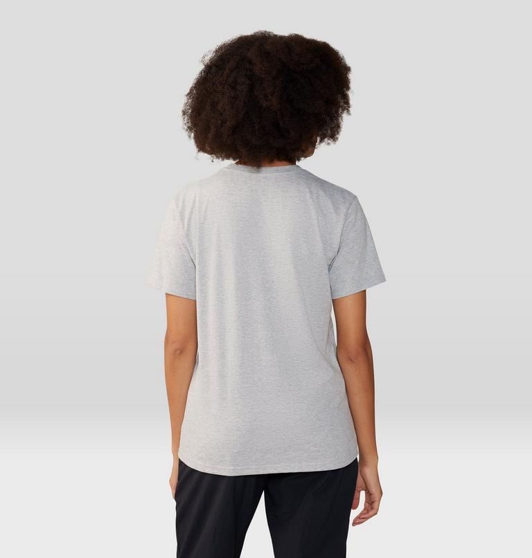 Women's MHW Logo Short Sleeve, Color: Hardwear Grey Heather, image 2