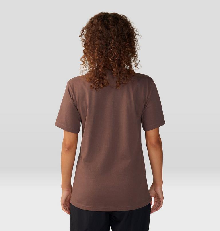 Women's MHW Logo Short Sleeve, Color: Carob, image 2