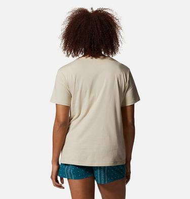 Women's MHW Logo Short Sleeve, Color: Wild Oyster, image 2