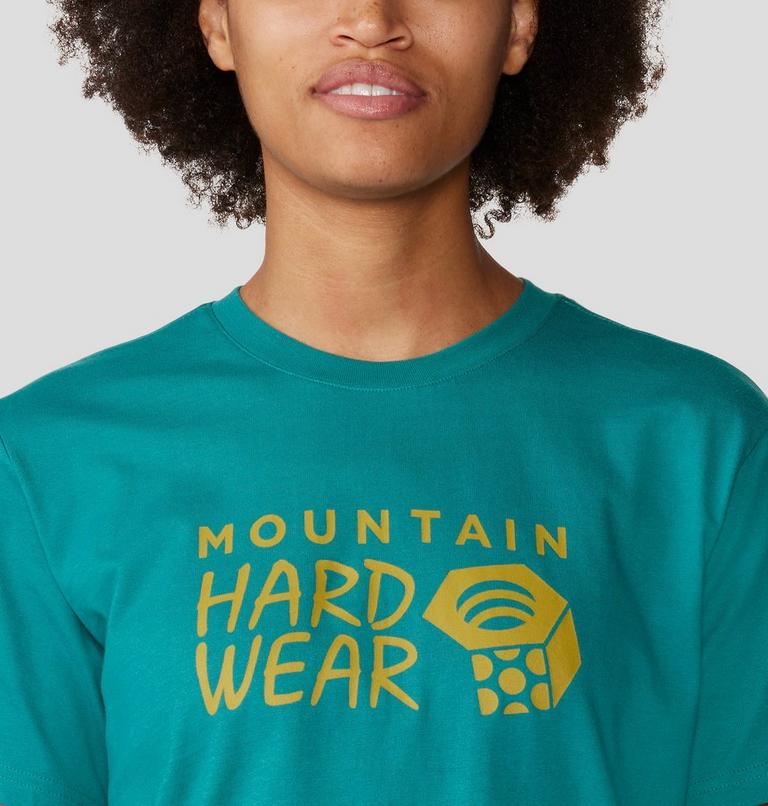 Women's MHW Logo Short Sleeve, Color: Wintermint, image 4