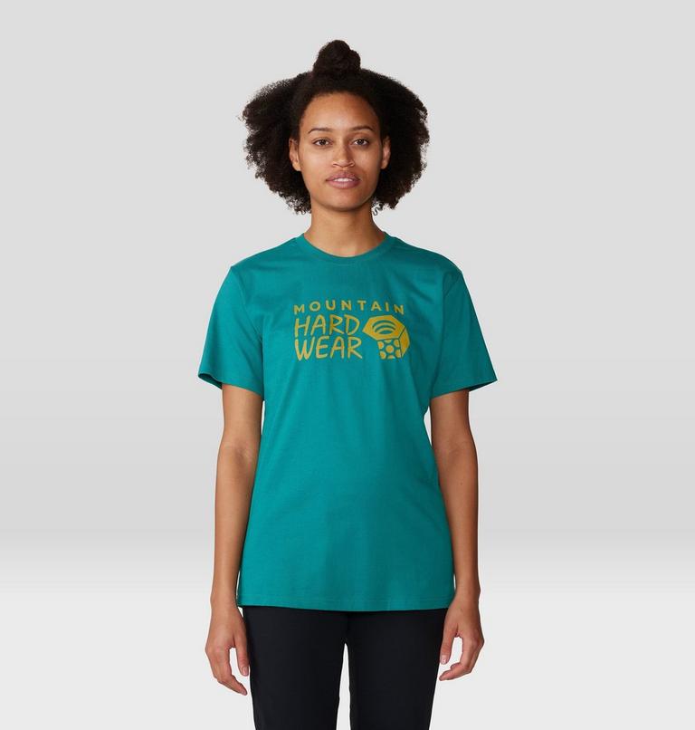 Women's MHW Logo Short Sleeve, Color: Wintermint, image 1