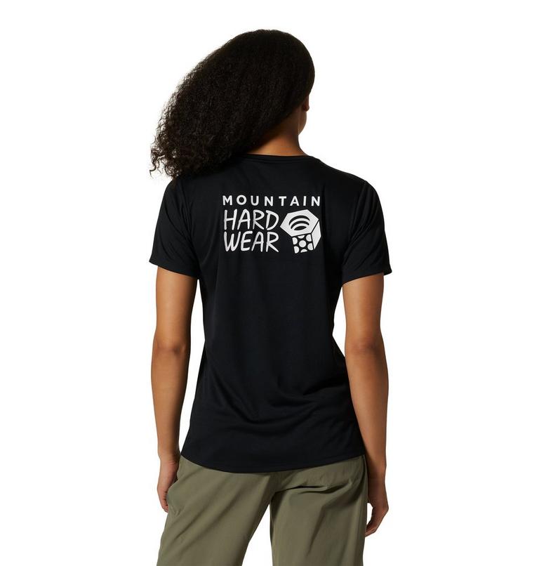 Women's Wicked Tech Short Sleeve, Color: Black, image 2