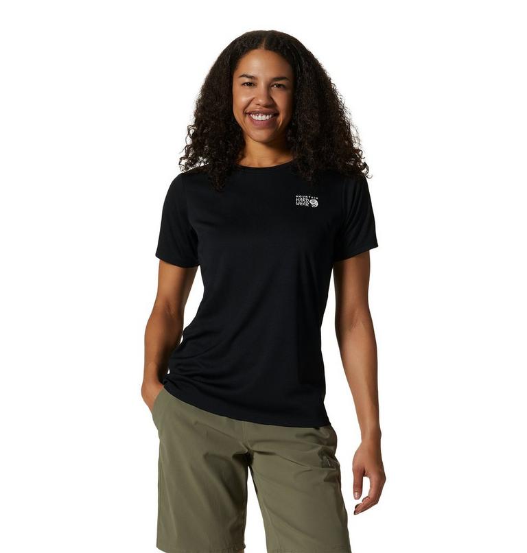 Women's Wicked Tech Short Sleeve, Color: Black, image 1