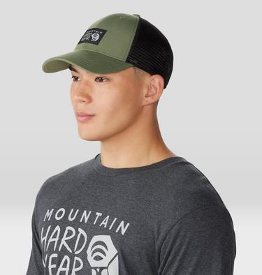 MHW Logo Trucker Hat, Color: Combat Green, image 3