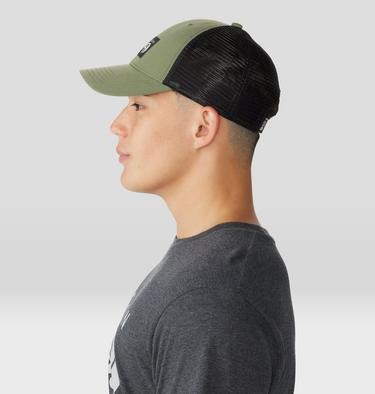MHW Logo Trucker Hat, Color: Combat Green, image 4