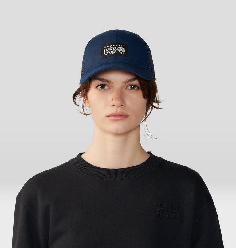 MHW Logo Trucker Hat, Color: Hardwear Navy, image 6