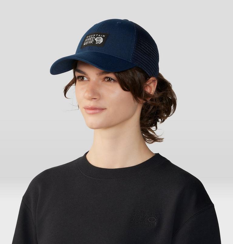MHW Logo Trucker Hat, Color: Hardwear Navy, image 8