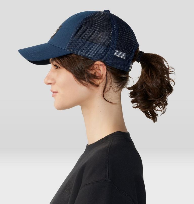 MHW Logo Trucker Hat, Color: Hardwear Navy, image 9