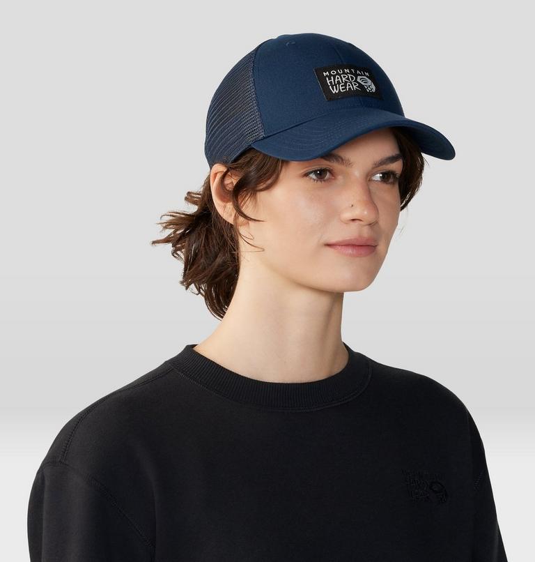 MHW Logo Trucker Hat, Color: Hardwear Navy, image 10