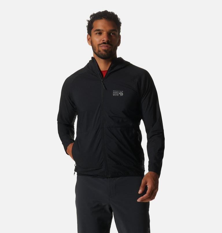 Manteau à capuchon Kor AirShell Homme, Color: Black, image 1