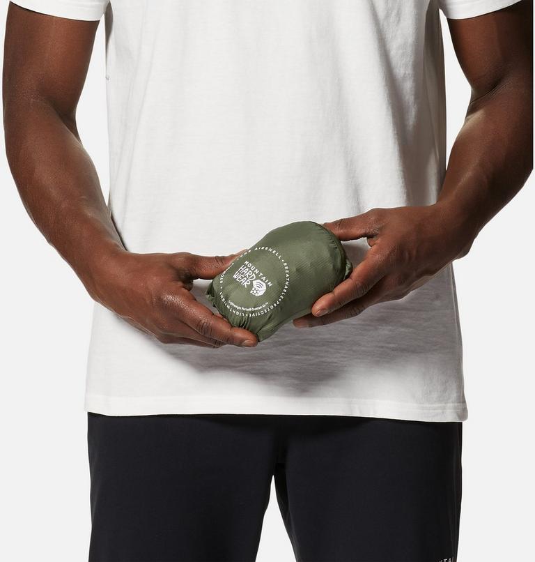 Men's Kor AirShell Hoody, Color: Surplus Green, image 6