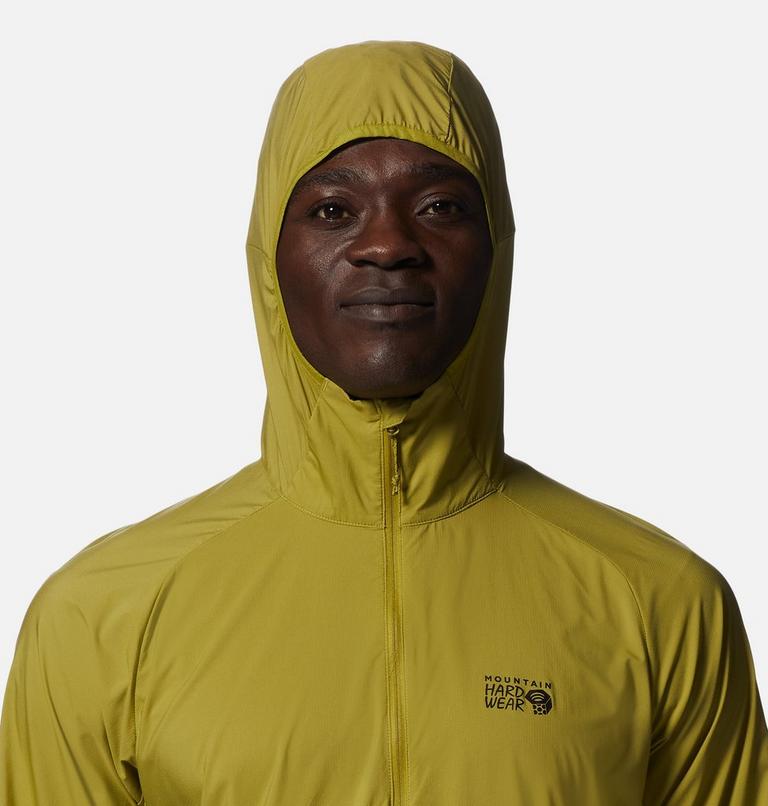Manteau à capuchon Kor AirShell Homme, Color: Moon Moss, image 4