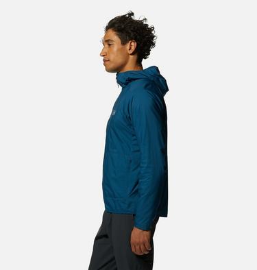 Men's Kor AirShell Hoody, Color: Dark Caspian, image 3
