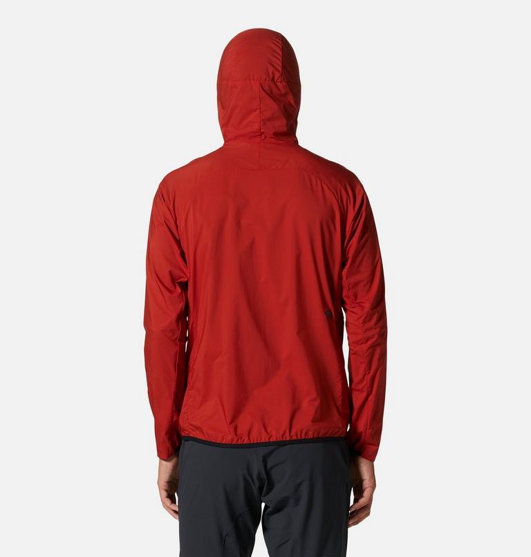 Men's Kor AirShell Hoody, Color: Desert Red, image 2