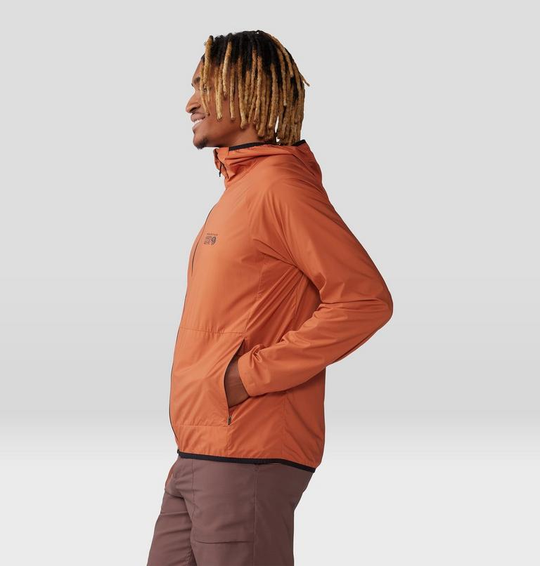 Men's Kor AirShell Hoody, Color: Raw Carnelian, image 3