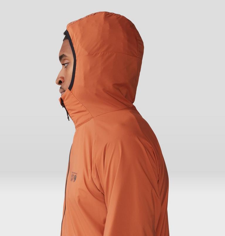 Men's Kor AirShell Hoody, Color: Raw Carnelian, image 5
