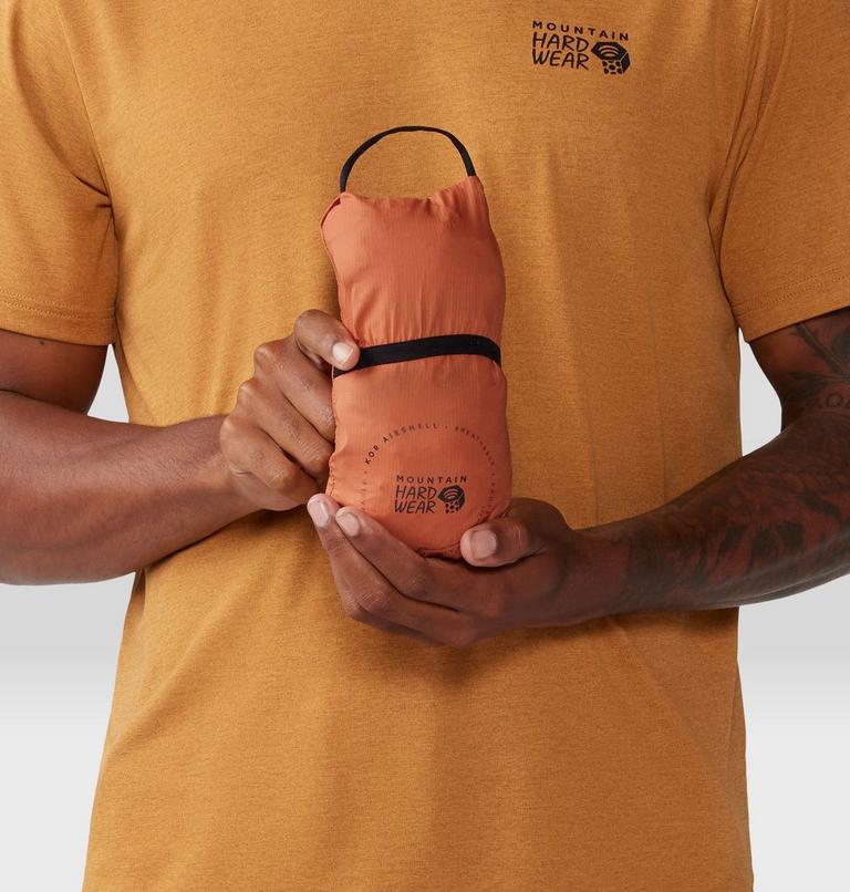 Men's Kor AirShell Hoody, Color: Raw Carnelian, image 7