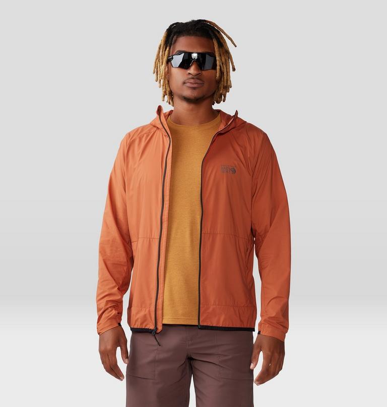 Men's Kor AirShell Hoody, Color: Raw Carnelian, image 8