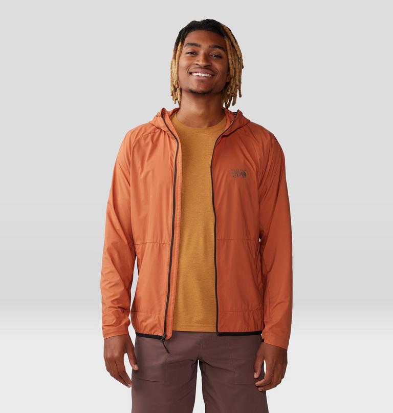 Men's Kor AirShell Hoody, Color: Raw Carnelian, image 9