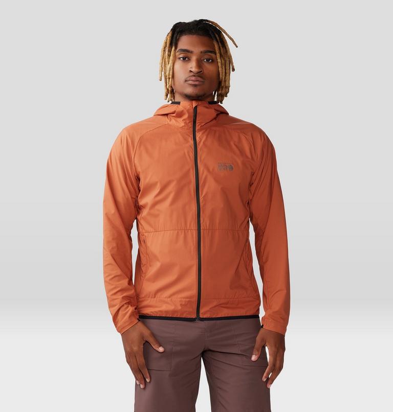 Men's Kor AirShell Hoody, Color: Raw Carnelian, image 1