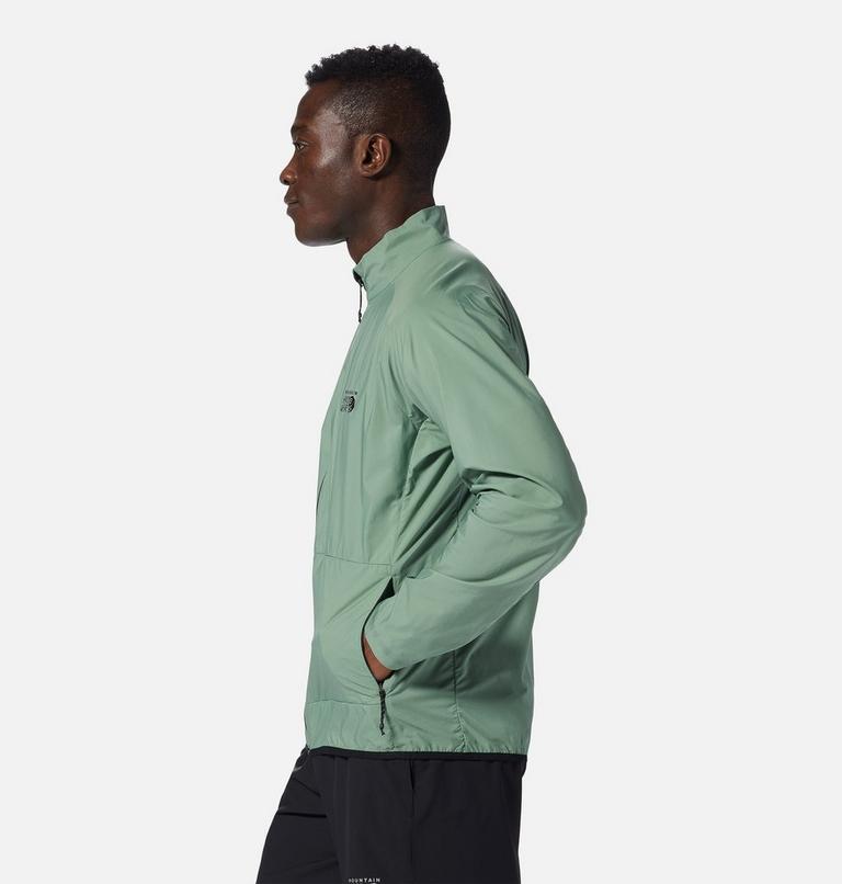 Men's Kor AirShell Full Zip Jacket, Color: Aloe, image 3