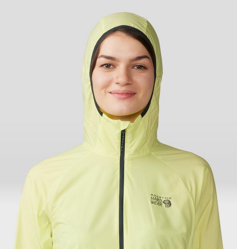 Women's Kor AirShell Hoody, Color: Light Sun, image 4