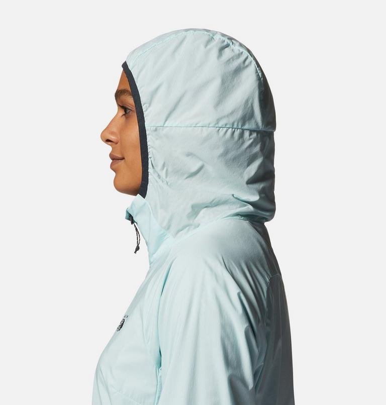 Women's Kor AirShell Hoody, Color: Pale Ice, image 5