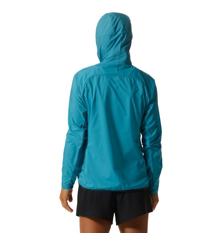 Women's Kor AirShell Hoody, Color: Teton Blue, image 2