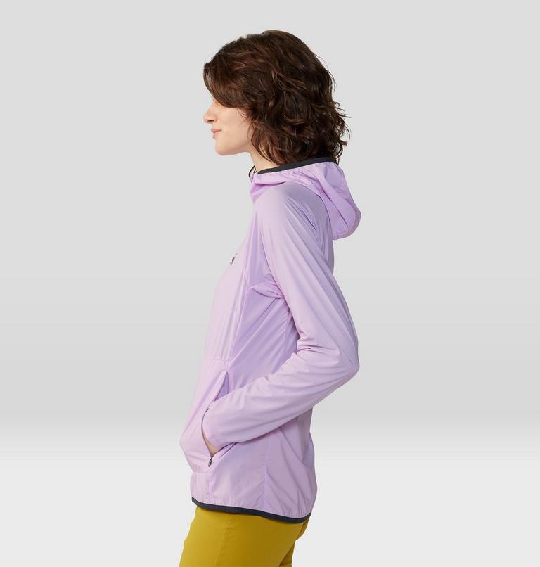 Women's Kor AirShell Hoody, Color: Wisteria, image 3