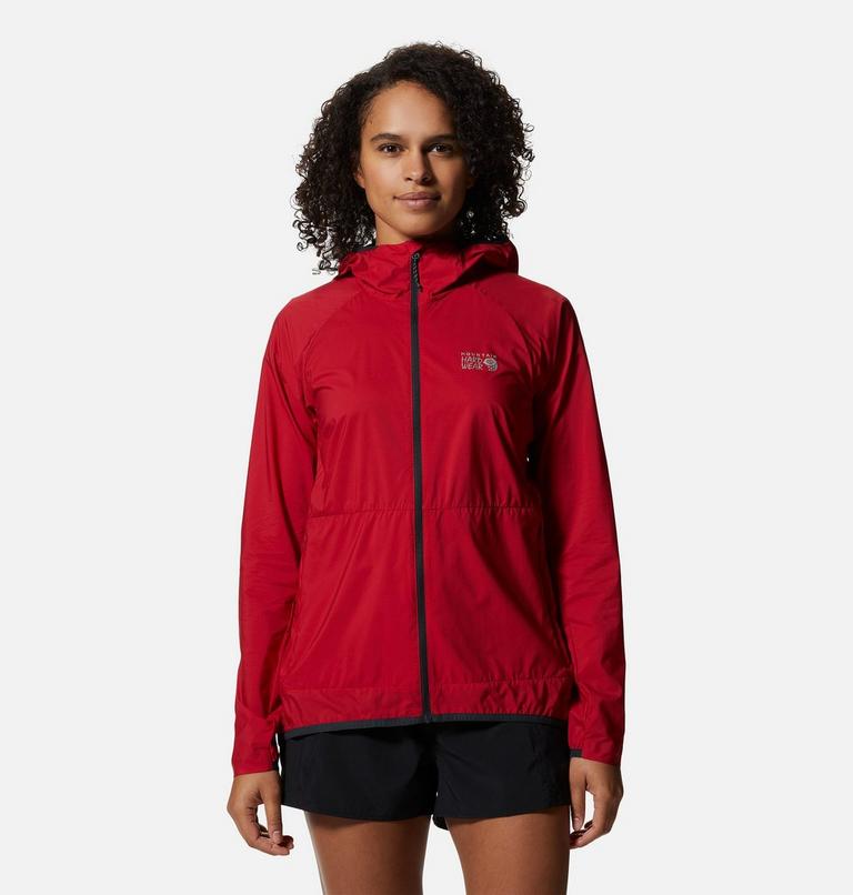 Women's Kor AirShell Hoody, Color: Alert, image 1