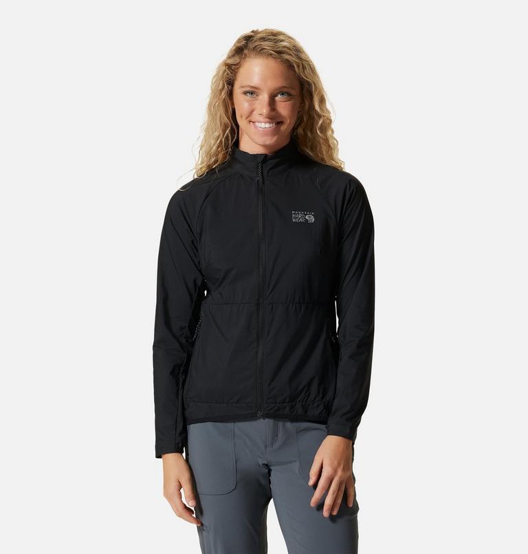 Women's Kor AirShell Full Zip Jacket, Color: Black, image 1