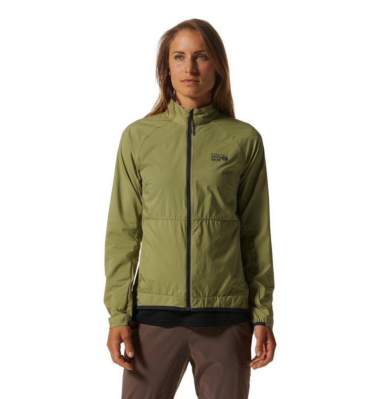 Women's Kor AirShell Full Zip Jacket, Color: Light Cactus, image 6