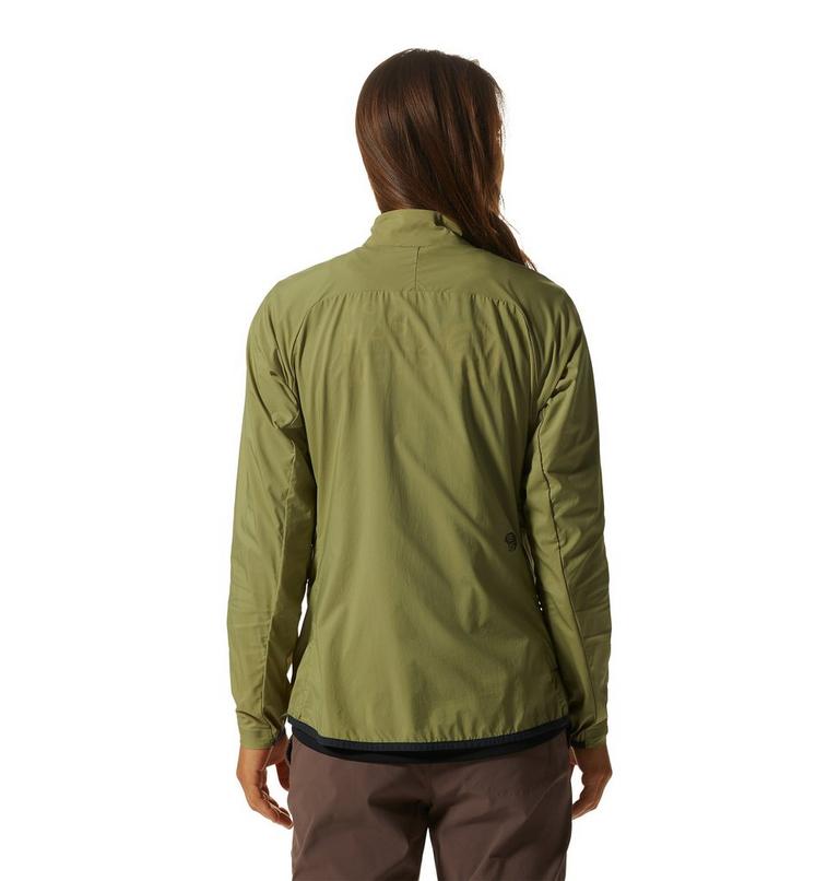 Women's Kor AirShell Full Zip Jacket, Color: Light Cactus, image 2