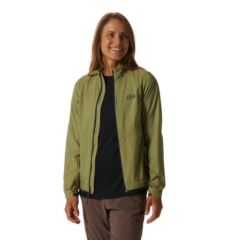 Women's Kor AirShell Full Zip Jacket, Color: Light Cactus, image 1