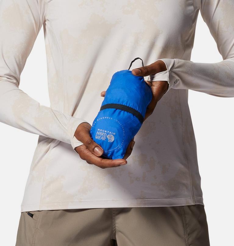 Women's Kor AirShell Full Zip Jacket, Color: Bright Island Blue, image 6