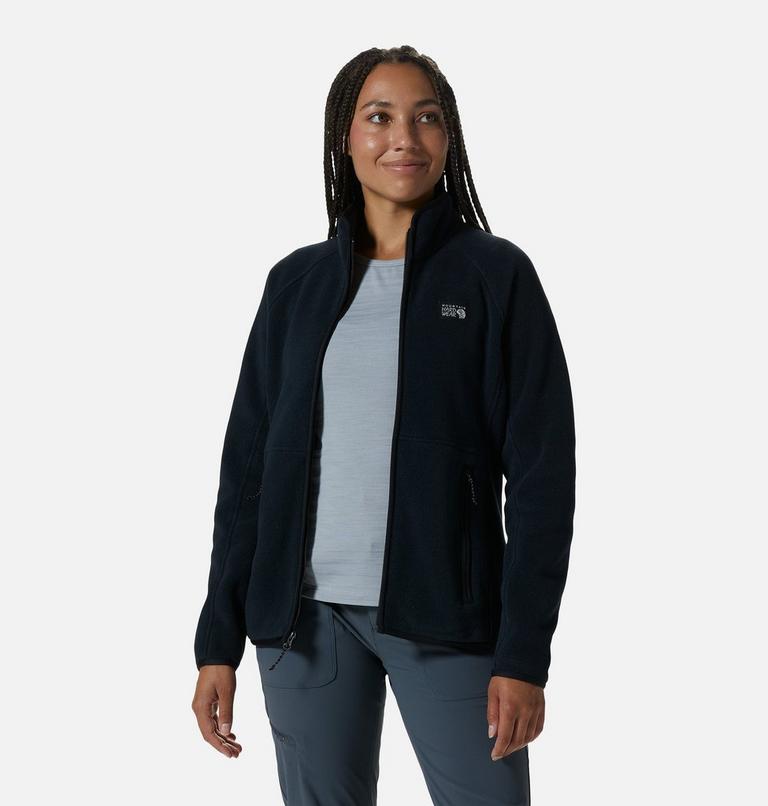 Women's Polartec® Double Brushed Full Zip Jacket, Color: Black, image 1